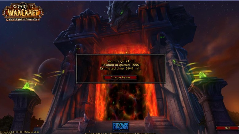 World of Warcraft Login Queue