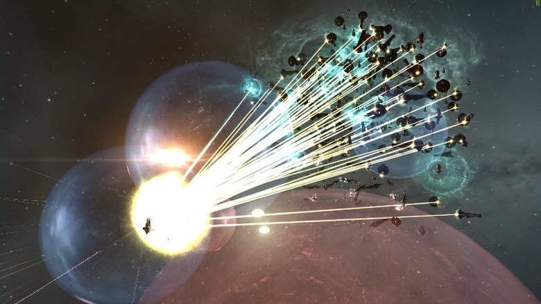 EVE Online battle