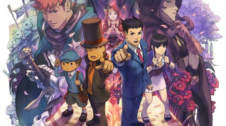 Professor Layton Phoenix Wright