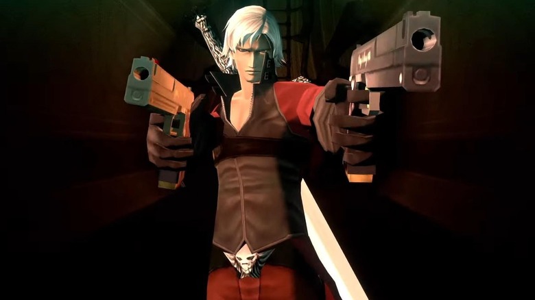 Dante draws pistols