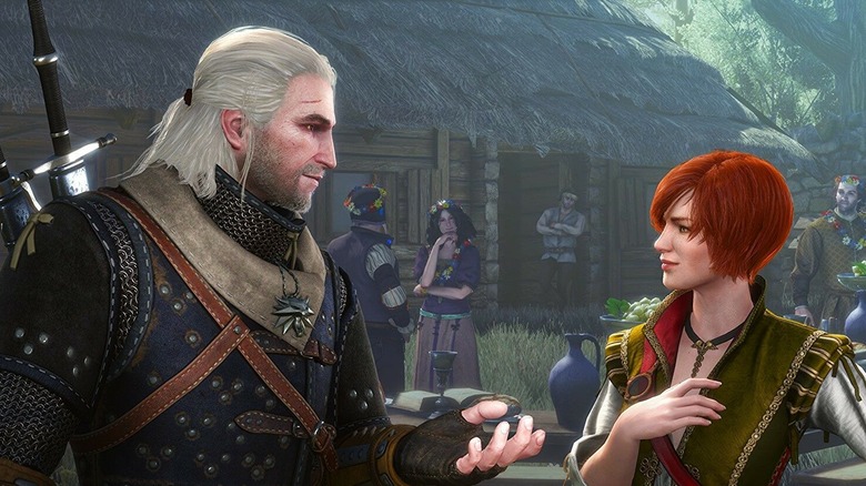 The Witcher 3 Hearts of Stone Shani and Geralt