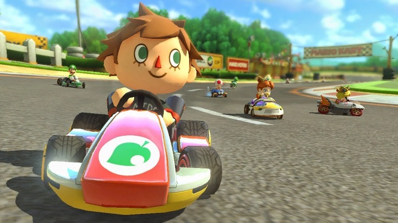 Villager driving