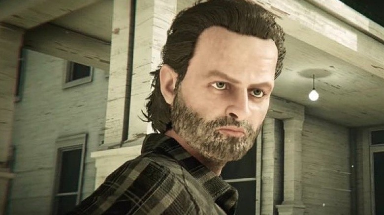 Rick Grimes awkward face