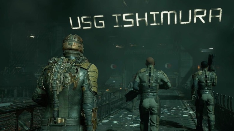 Dead Space Remake Isaac entering the Ishimura