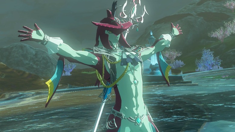 Sidon spreading arms wide