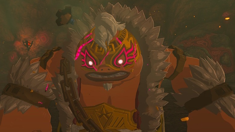 Yunobo wearing mask