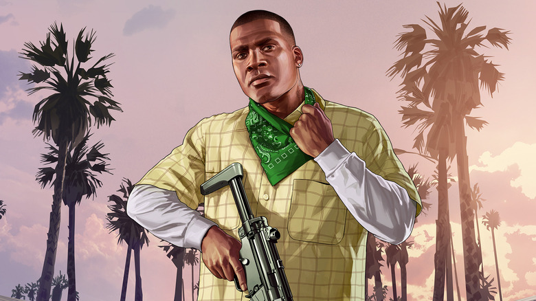 Grand Theft Auto key artwork Franklin