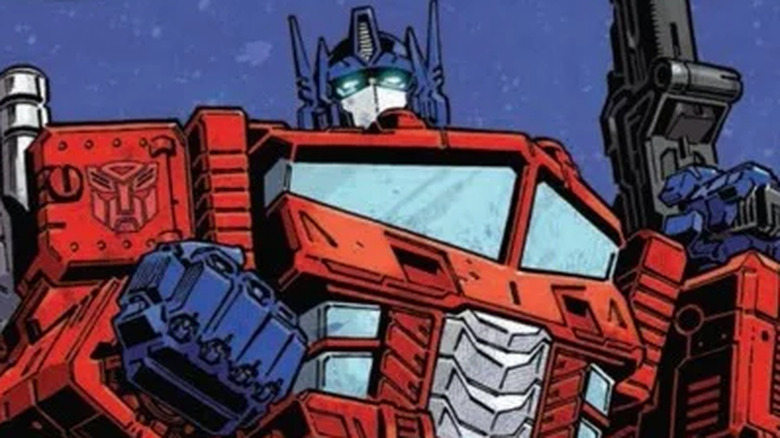 Optimus posing