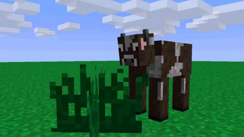 Minecraft cow