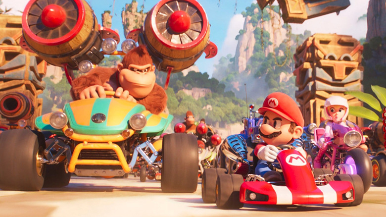 Mario and friends kart race
