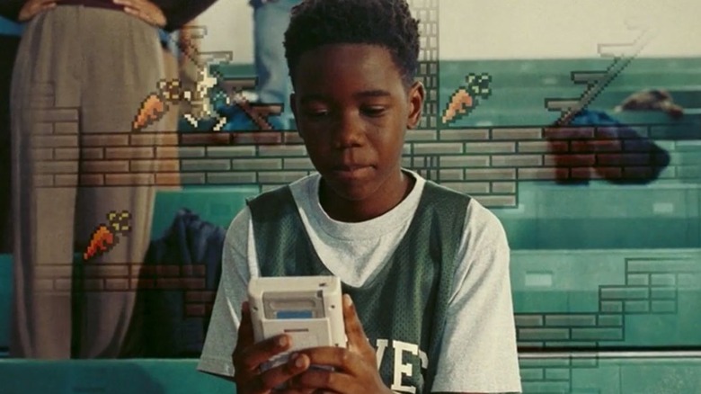 boy with game boy