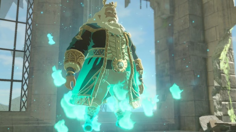 King Rhoam levitating