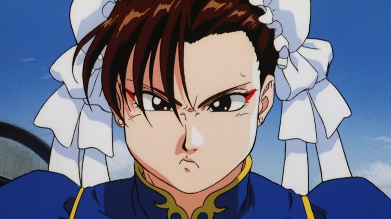 Chun-Li pouting anime