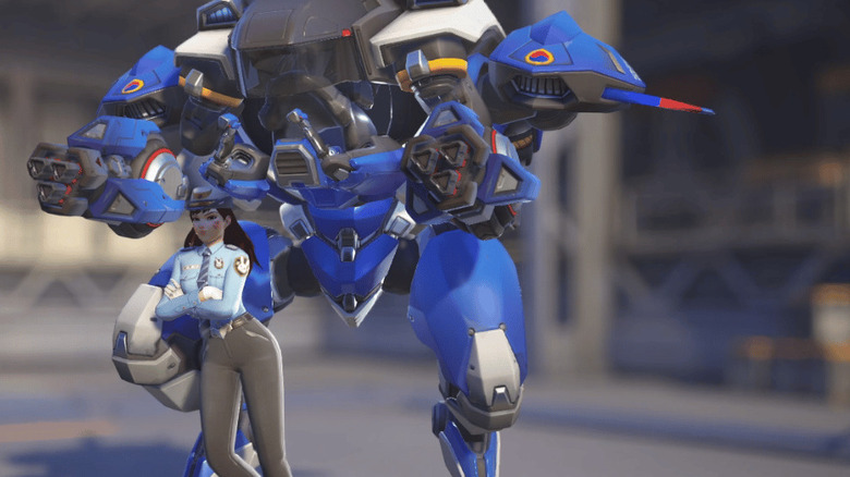 Overwatch 2 D.Va police officer skin