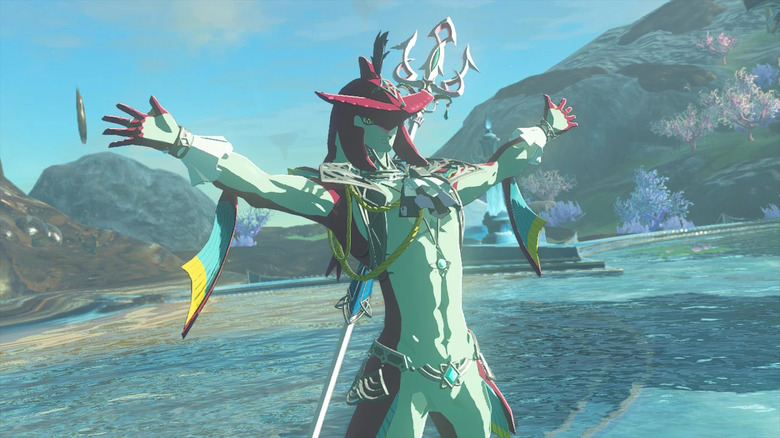 Sidon arms wide at Mipha's Court