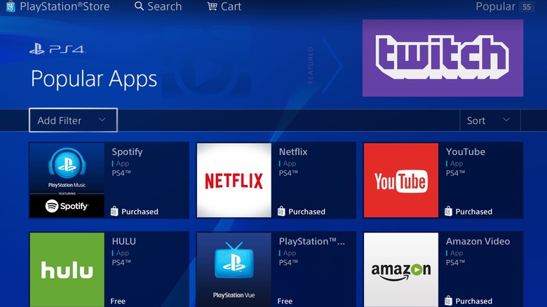 PS4 Apps