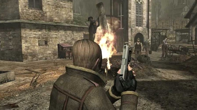 Resident Evil 4 Leon with gun