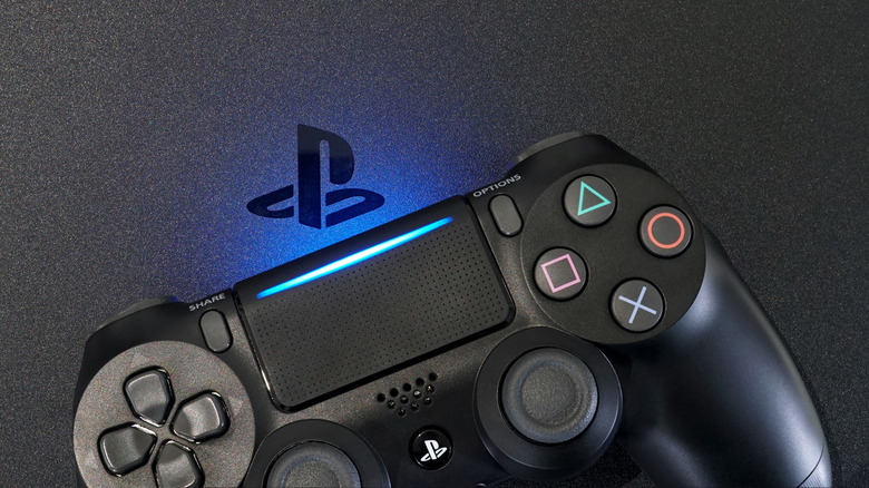 DualShock glowing