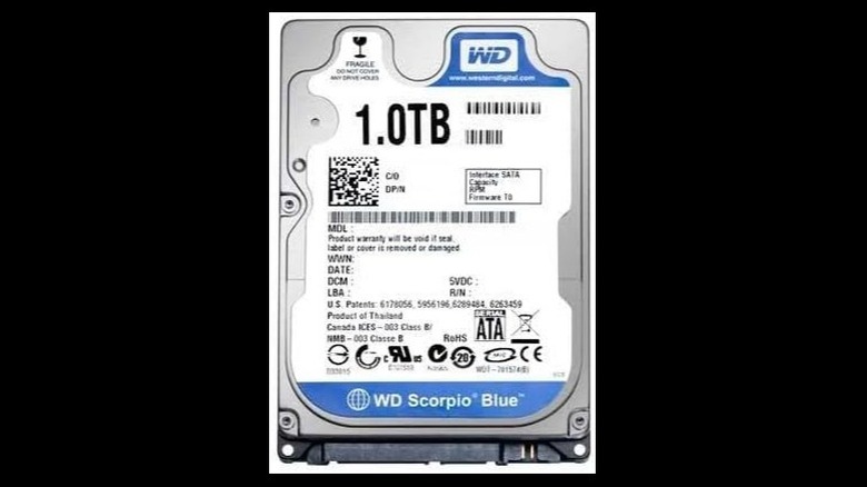 1 TB hard drive