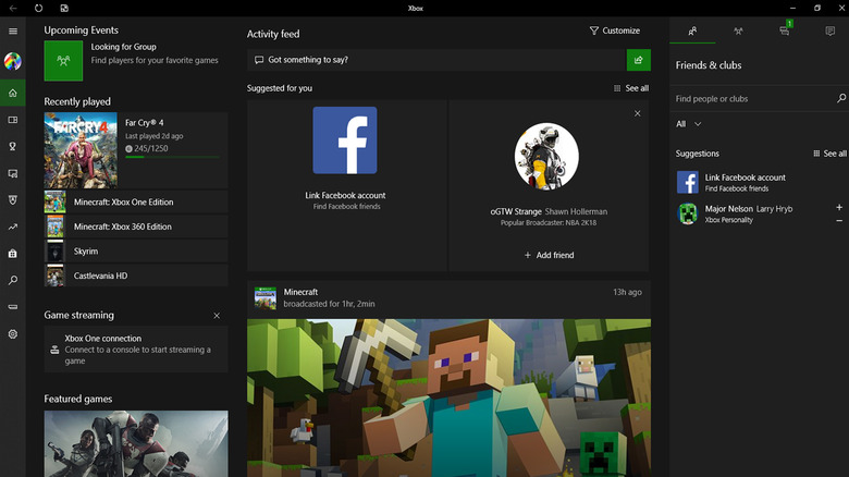 Xbox One UI