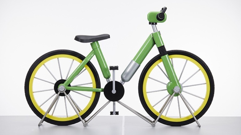 Pokémon Bike Lime Green Double Kickstand