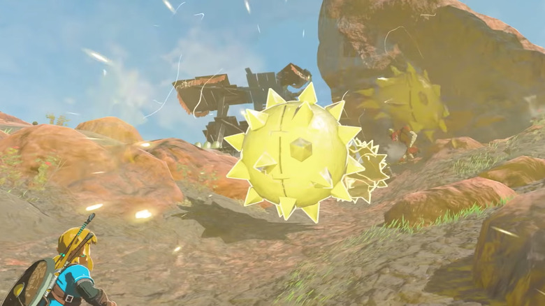 Link time reversing a spiky ball