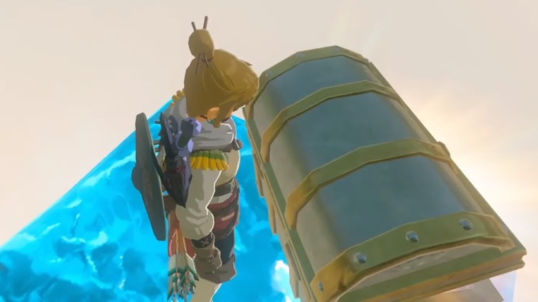 Breath of the Wild Link Receives Treasure