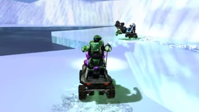 Spartans racing on ice