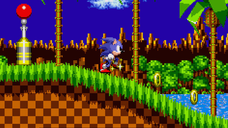Sonic the Hedgehog trees coins