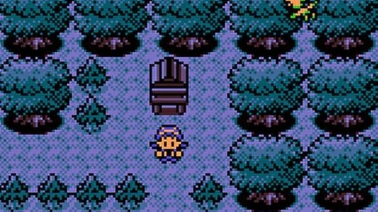 Pokemon Crystal forest gameplay