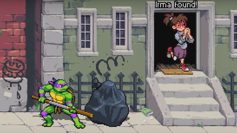 Irma found in TMNT game