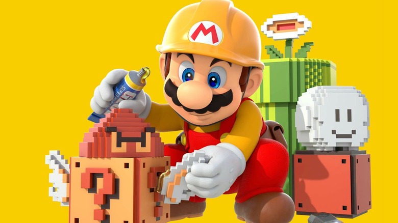 Mario maker building block