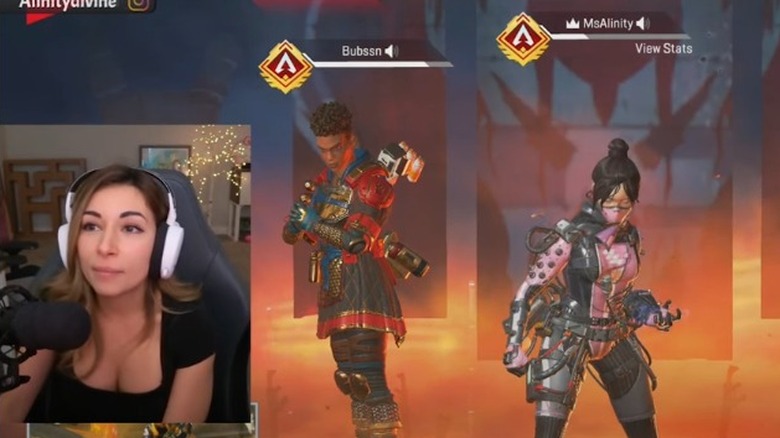 Alinity streaming Apex Legends