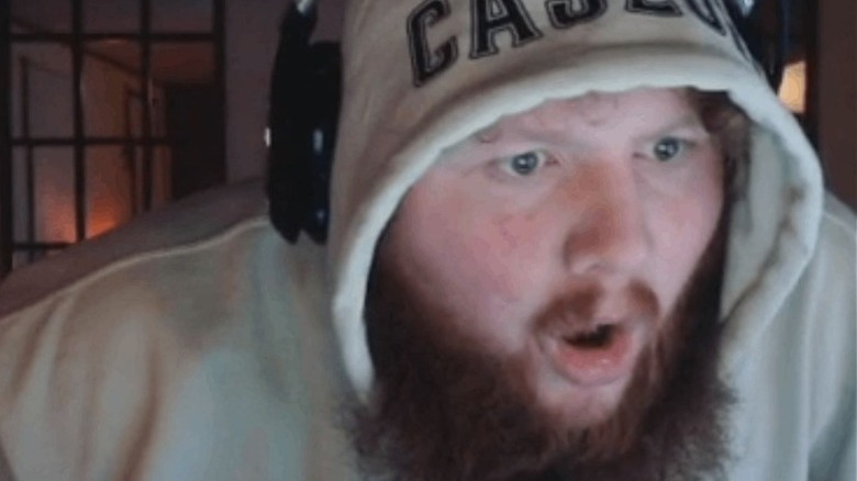 CaseOh looking at his computer screen in shock