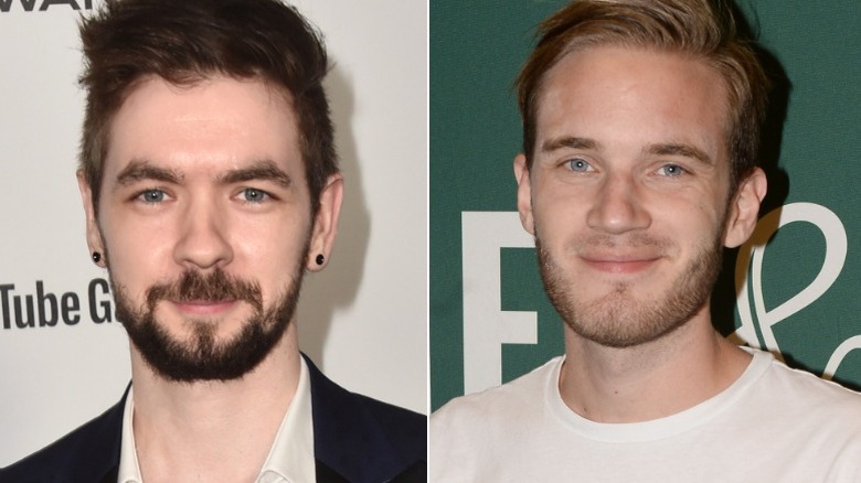 Jacksepticeye and Pewdiepie