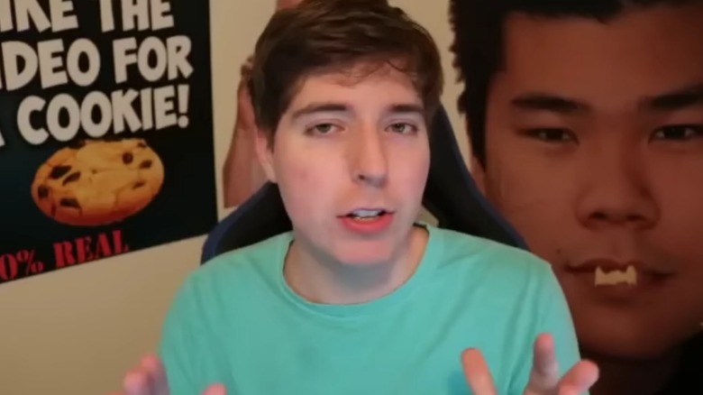 MrBeast sitting at computer