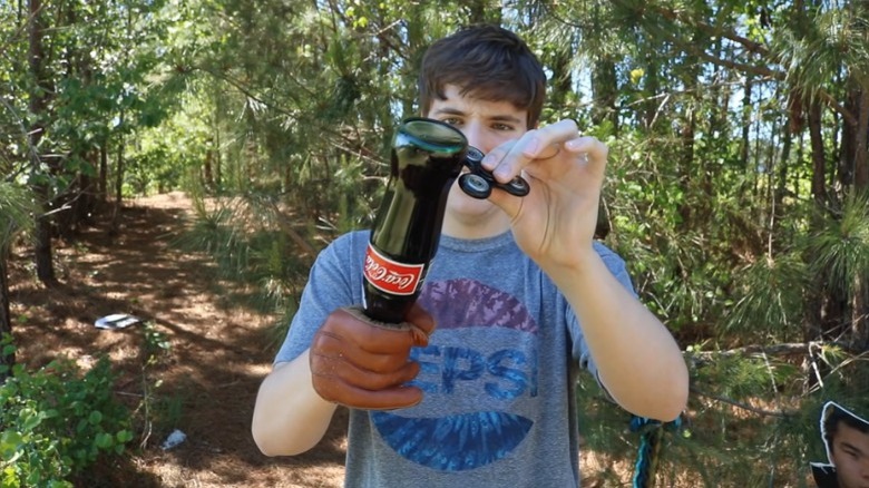 mrbeast coke bottle fidget spinner