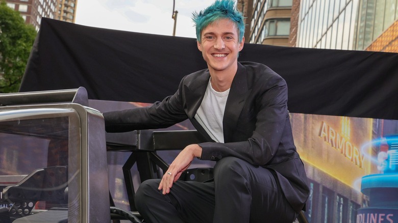 Ninja sitting on car