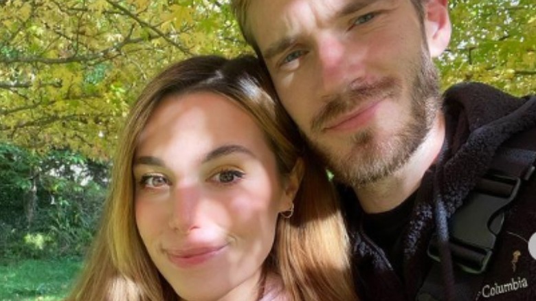 Marzia and Felix on walk