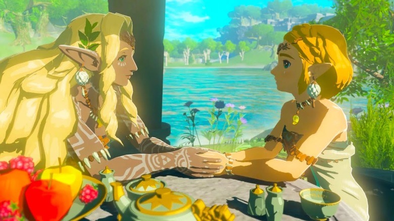 Sonia and Zelda talking