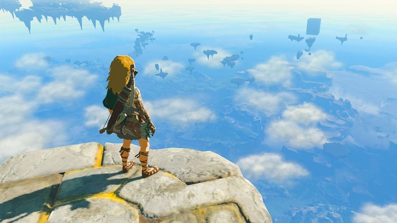 Link overlooking Hyrule