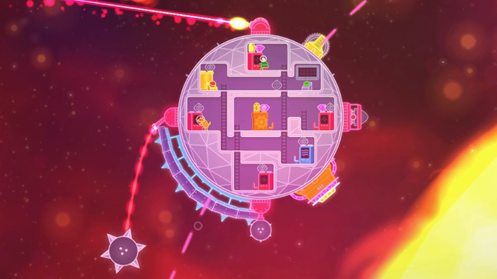 Lovers in a Dangerous Spacetime Gameplay