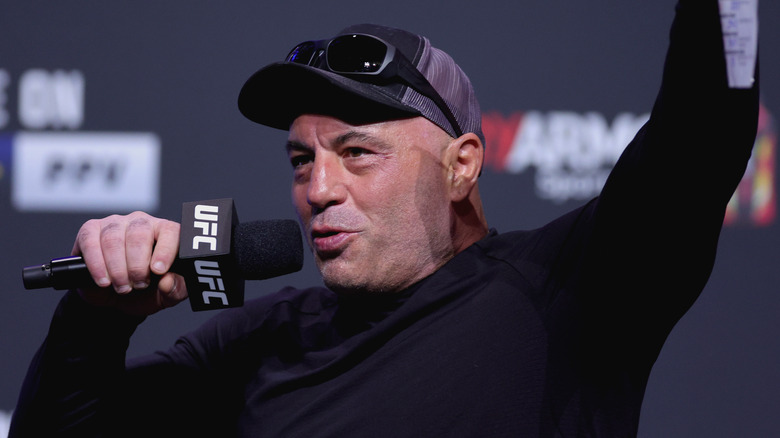 joe rogan UFC mic