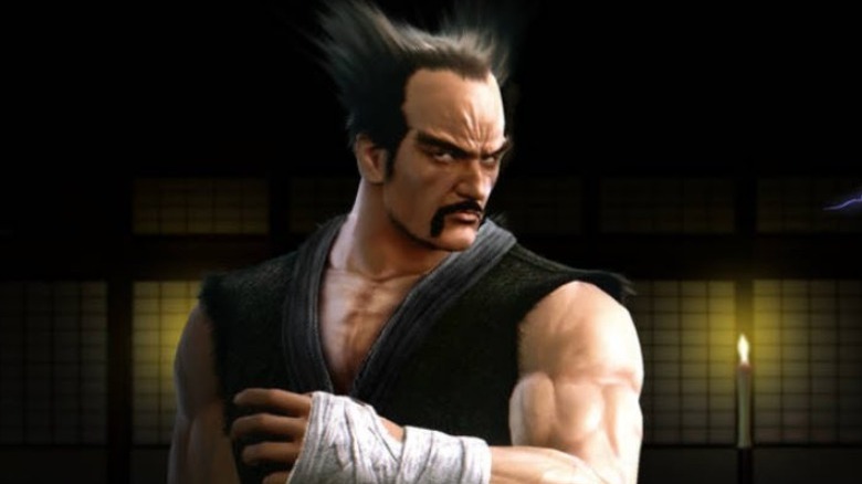 Heihachi Mishima preparing to fight