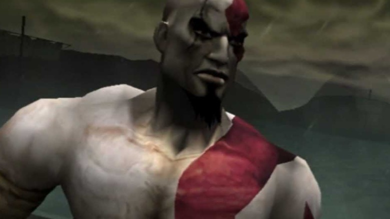 Kratos in the first God of War game