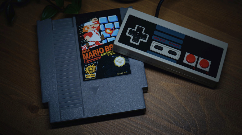 NES cartridge and controller