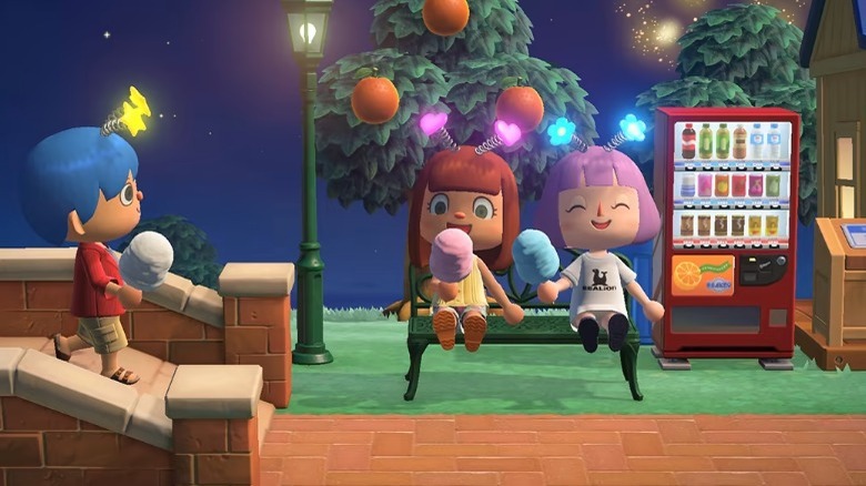 Animal Crossing New Horizons summer night