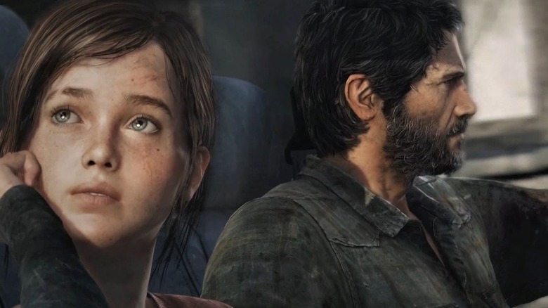 The Last of Us Ellie and Joel cutscene