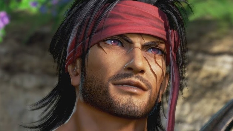 Jecht in Dissidia Final Fantasy smiling