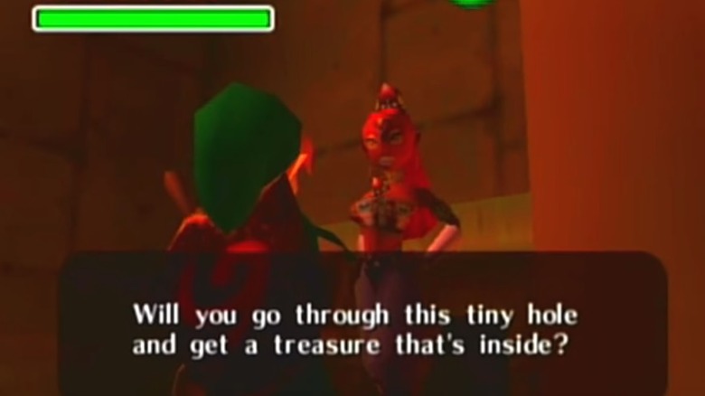 Link and Nabooru in Zelda Ocarina of Time